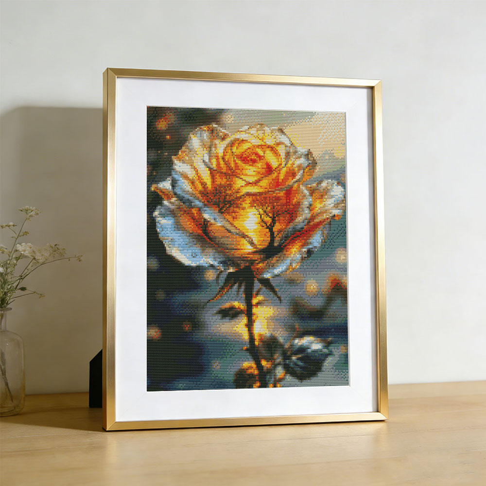 11CT Embroidery Kit Rose Flowe - огляд і ціна Embroidery Guide Paper