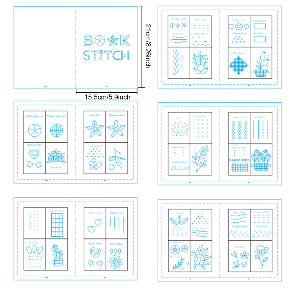 Hand-Embroidery Books Starter  - огляд і ціна Embroidery Guide Paper