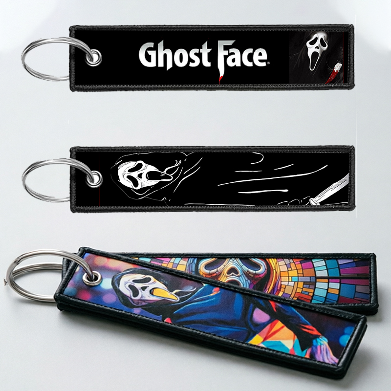 GHOST FACE Key Chain for Men W - огляд і ціна Embroidery Gift Ideas