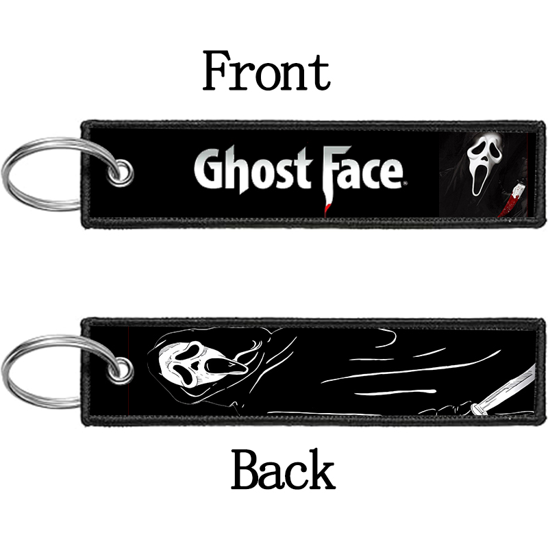 GHOST FACE Key Chain for Men W - огляд і ціна Embroidery Gift Ideas