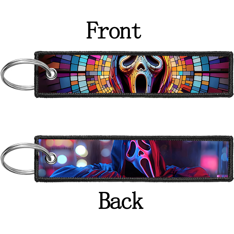 GHOST FACE Key Chain for Men W - огляд і ціна Embroidery Gift Ideas