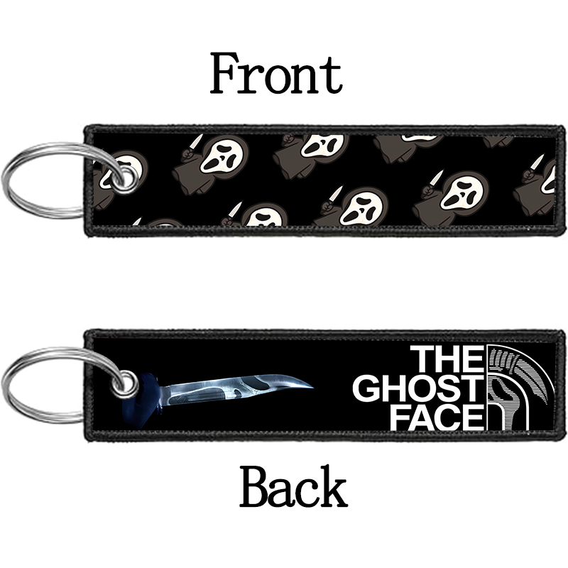 GHOST FACE Key Chain for Men W - огляд і ціна Embroidery Gift Ideas