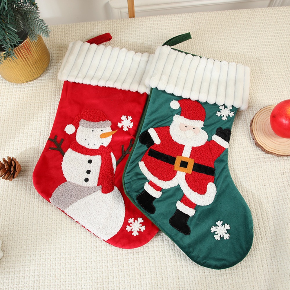 Hanging Embroidery Christmas S - огляд і ціна Embroidery Xmas Stocking