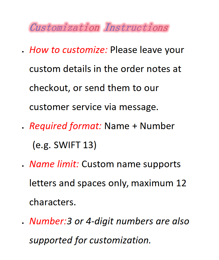 Customized Name And Number Des - огляд і ціна Embroidery Name
