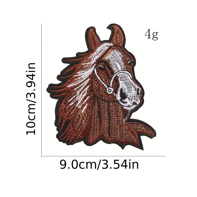 Horse Head Adhesive Embroidery - огляд і ціна Embroidery Unicorn