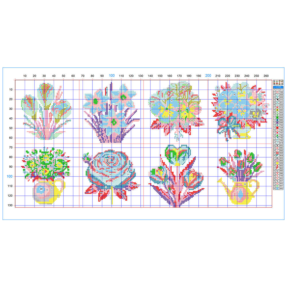 Evershine 8pcs Mini Flower Cro - огляд і ціна Embroidery Meaning