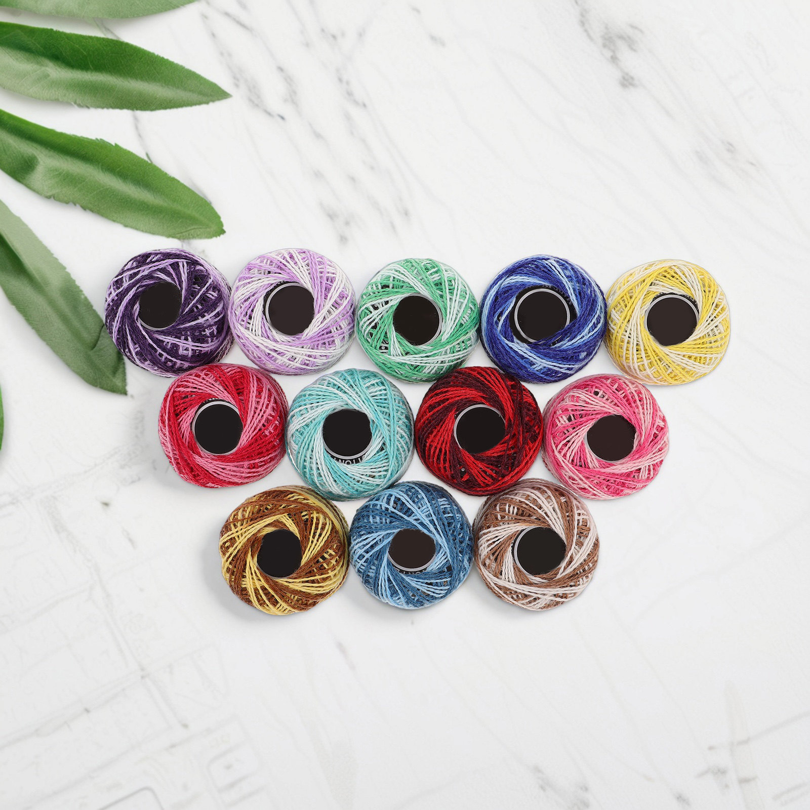 12Pcs Colorful Cotton Embroide - огляд і ціна Embroidery Diy