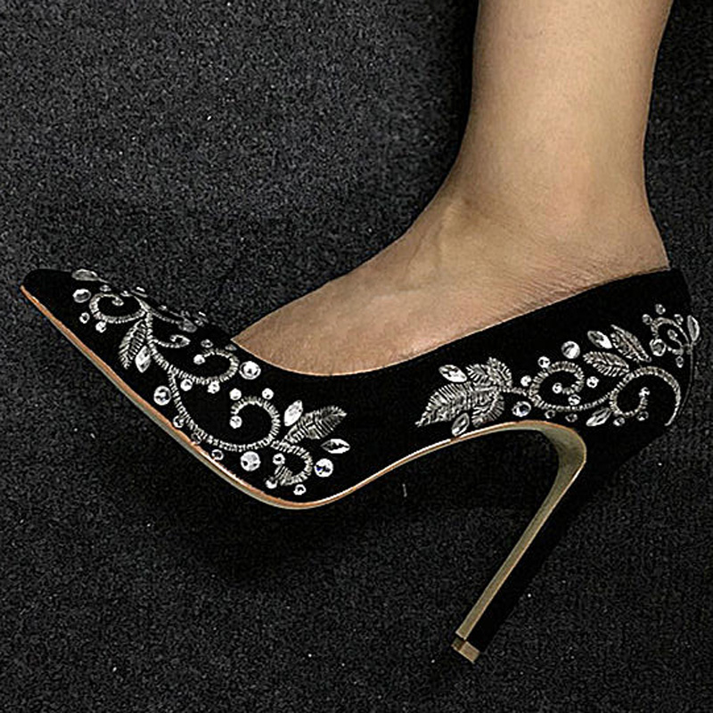 Bling Rhinestone Gold Silver F - огляд і ціна Embroidery Flower