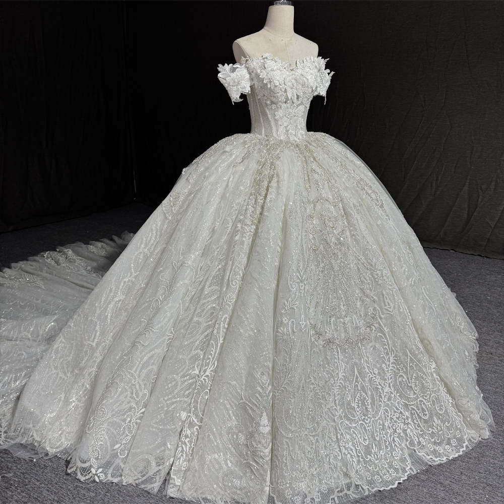 Customizable Bridal Dress Swee - огляд і ціна Embroidery Organza