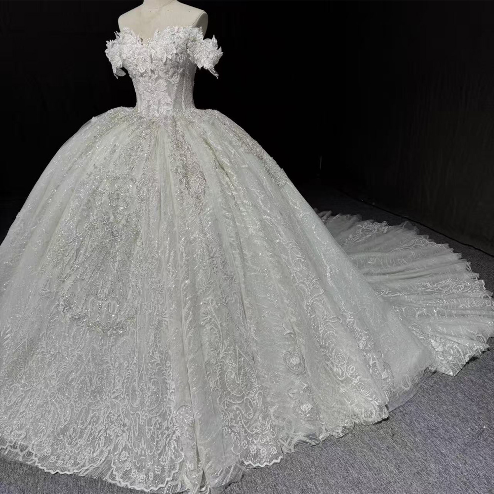 Customizable Bridal Dress Swee - огляд і ціна Embroidery Organza