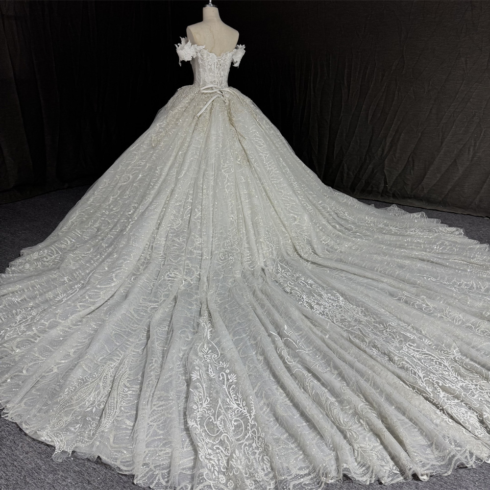 Customizable Bridal Dress Swee - огляд і ціна Embroidery Organza