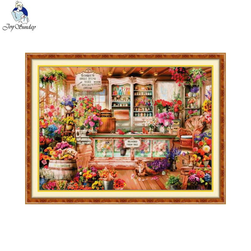Joy Sunday Flower Shop Pattern - огляд і ціна Embroidery Meaning