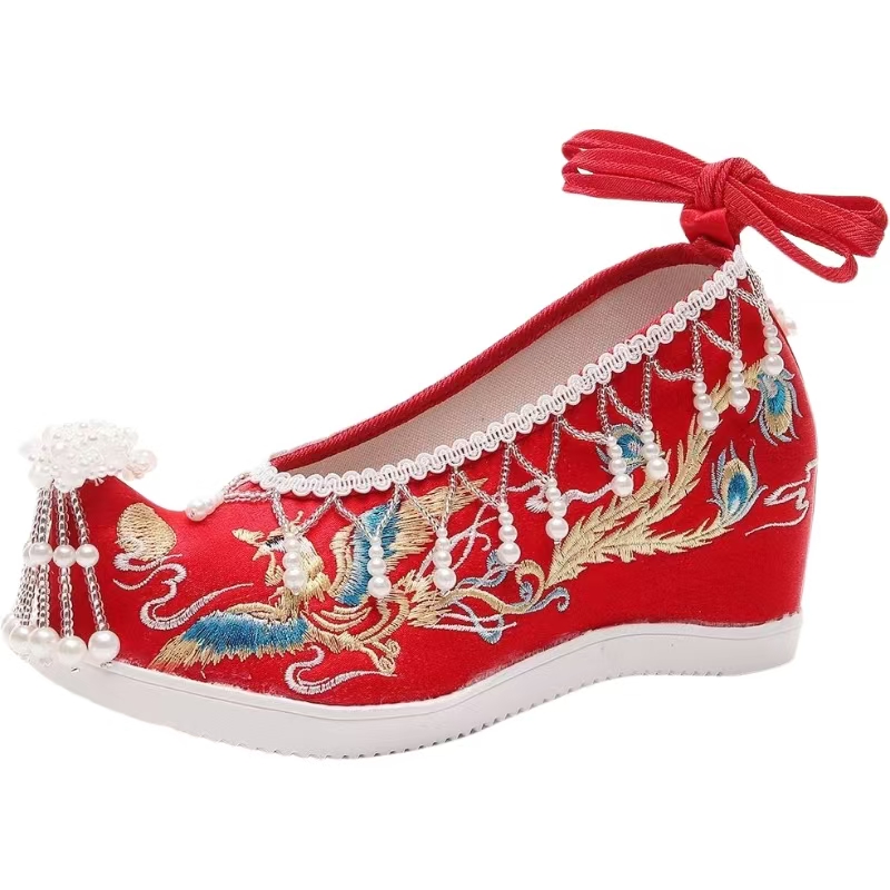 Women New Red Embroidered Wedd - огляд і ціна Embroidery Red
