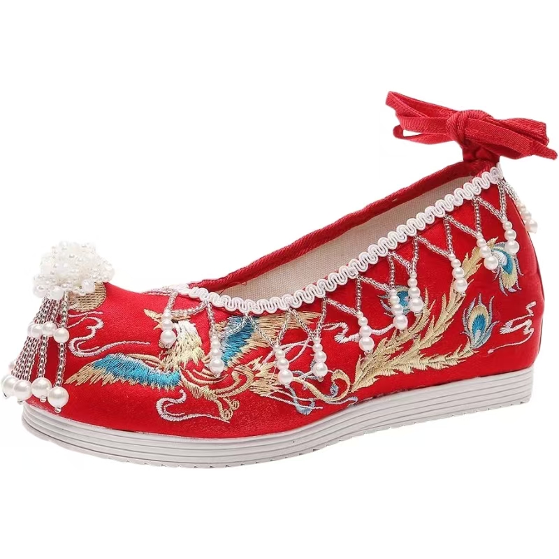 Women New Red Embroidered Wedd - огляд і ціна Embroidery Red
