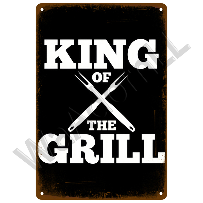 Retro Plaque Vintage Grill Kin - огляд і ціна Embroidery Workshop