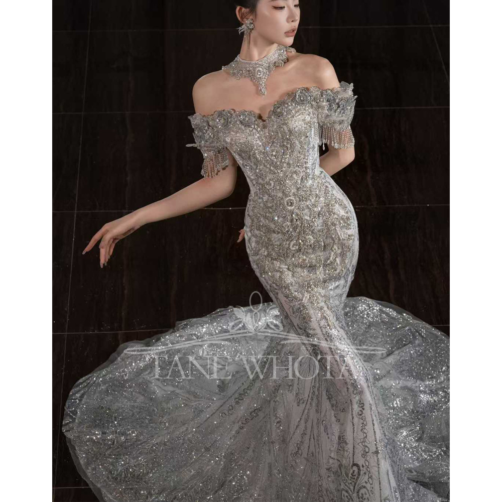 Sweetheart Off-Shoulder Embroi - огляд і ціна Embroidery Organza