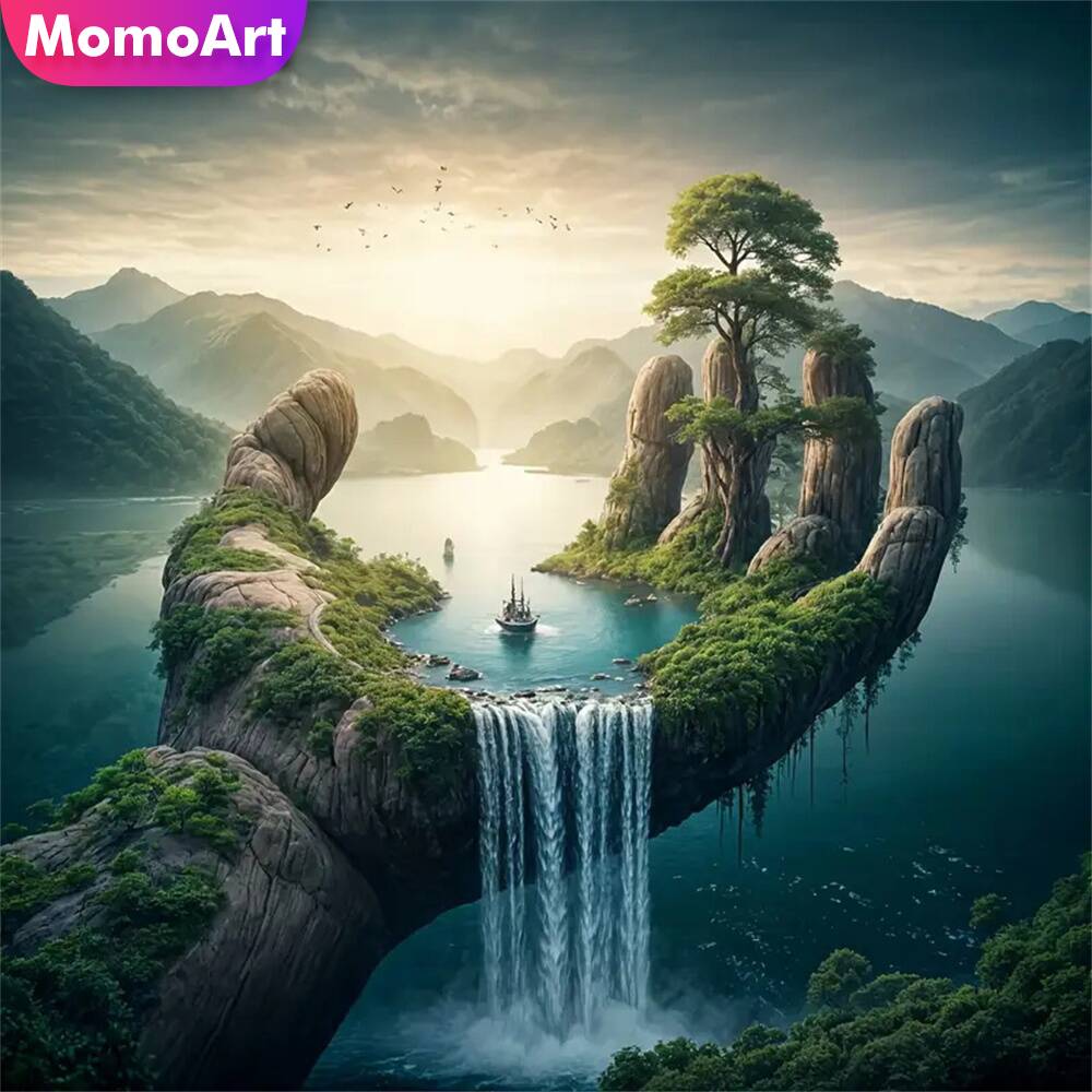 Momoart Diamond Painting River - огляд і ціна Embroidery Meaning