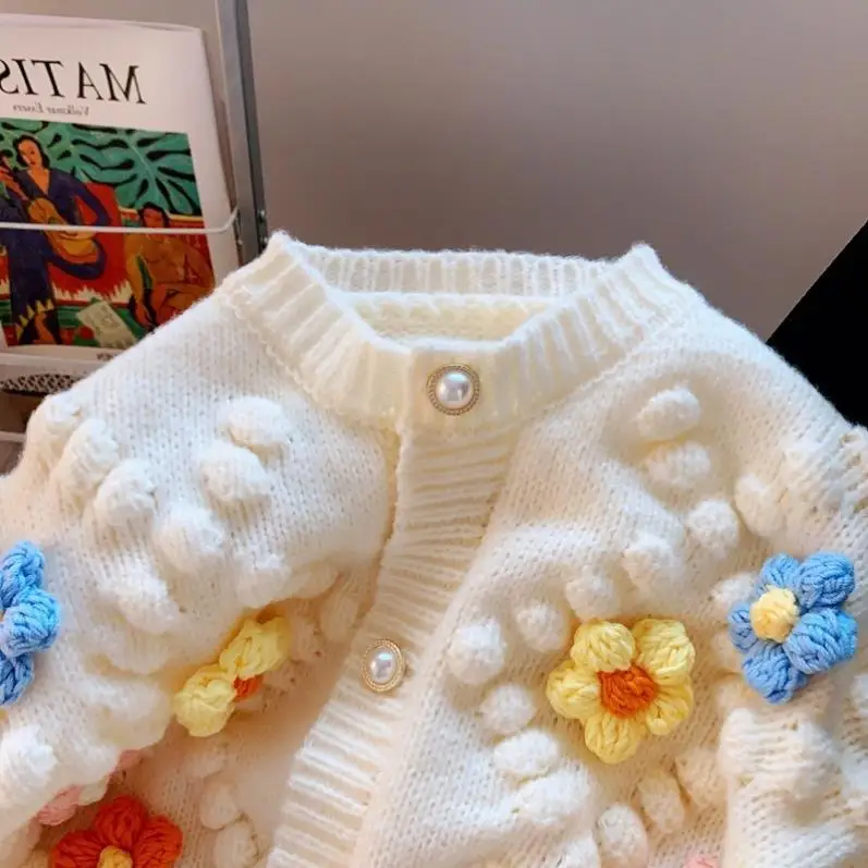 Kawaii Sweater 3D Flower Embro - огляд і ціна Embroidery Thread Yarn