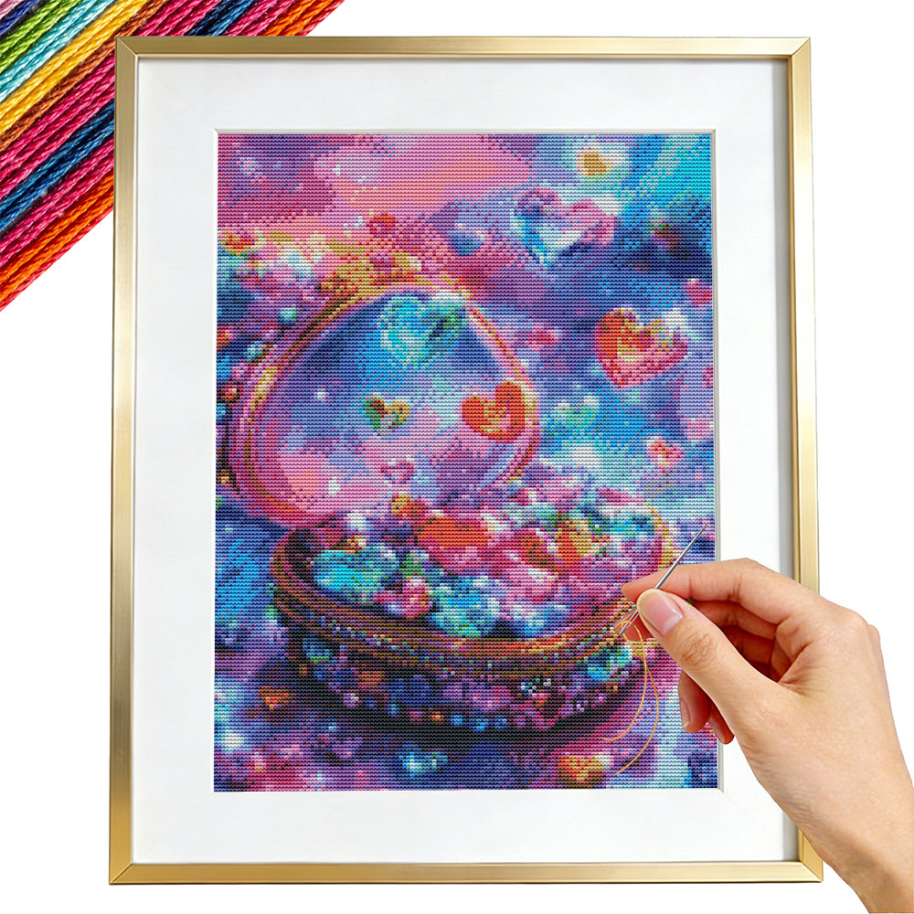 Embroidery Kits Heart Love Lan - огляд і ціна Embroidery Guide Paper