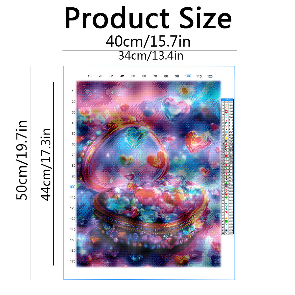 Embroidery Kits Heart Love Lan - огляд і ціна Embroidery Guide Paper
