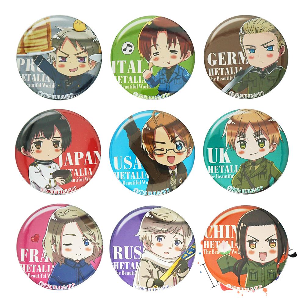 Axis Power HETALIA Anime Badge - огляд і ціна Embroidery Australia