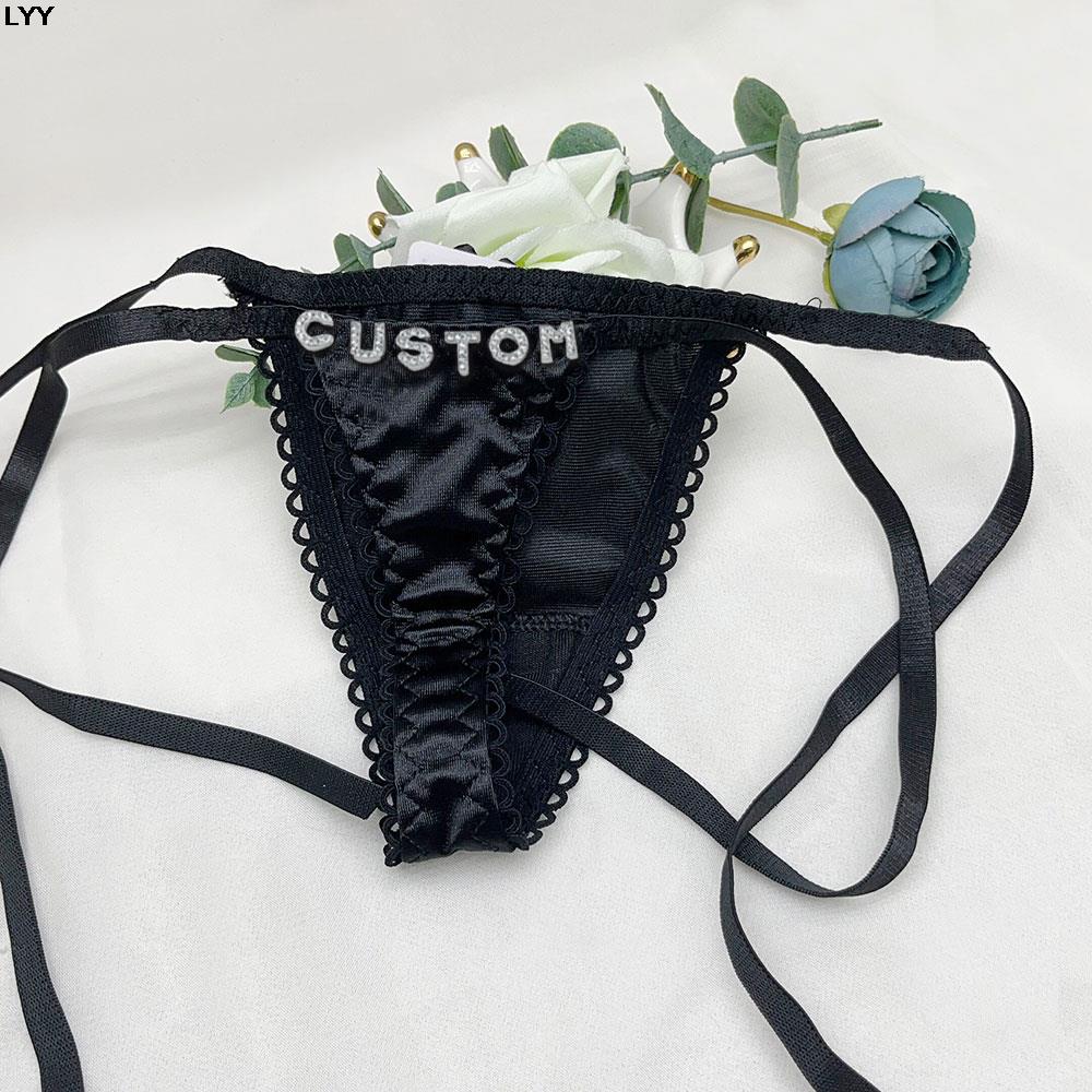 Custom Name Thongs Triangle Br - огляд і ціна Embroidery Name