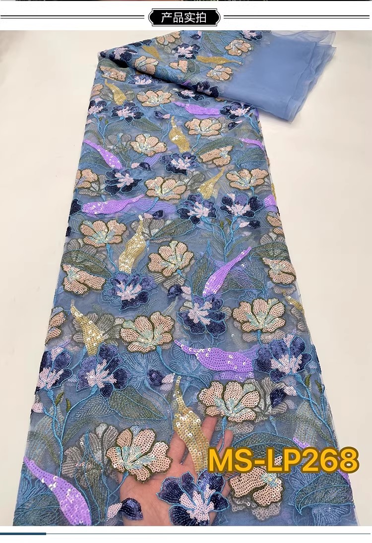 1yard Luxury Double color bead - огляд і ціна Embroidery Flower