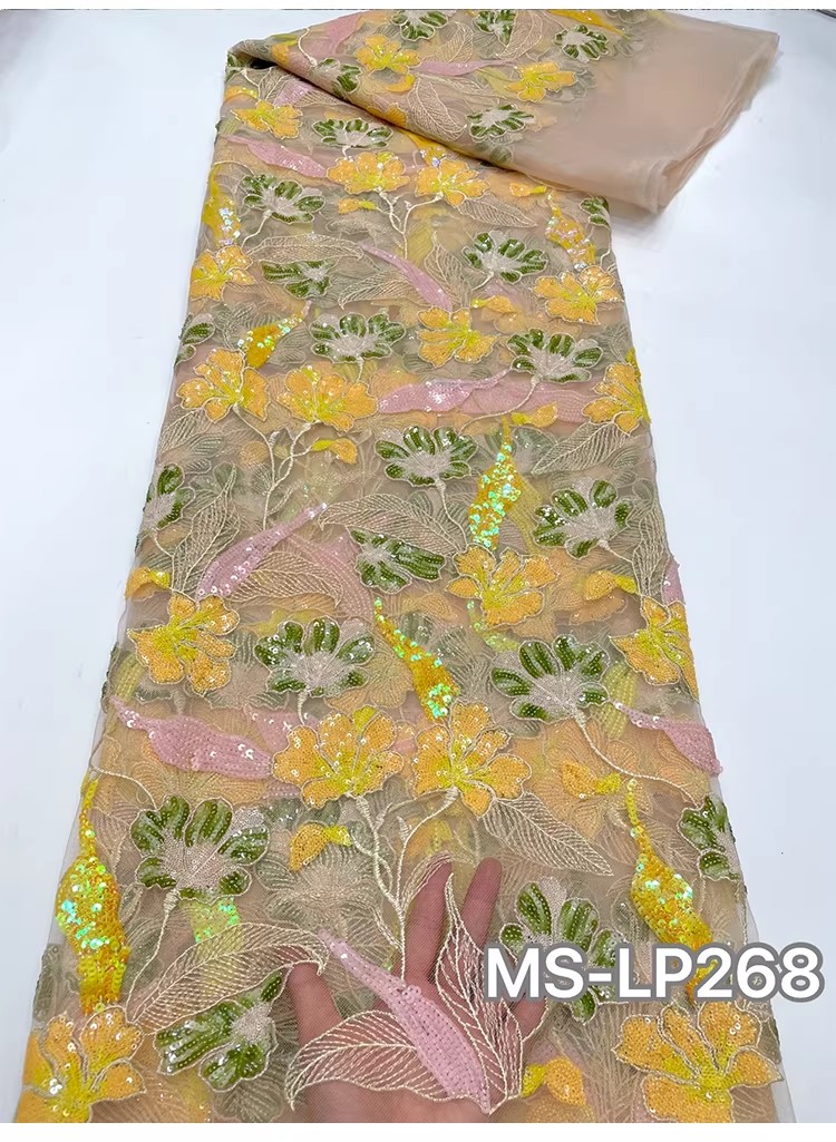 1yard Luxury Double color bead - огляд і ціна Embroidery Flower
