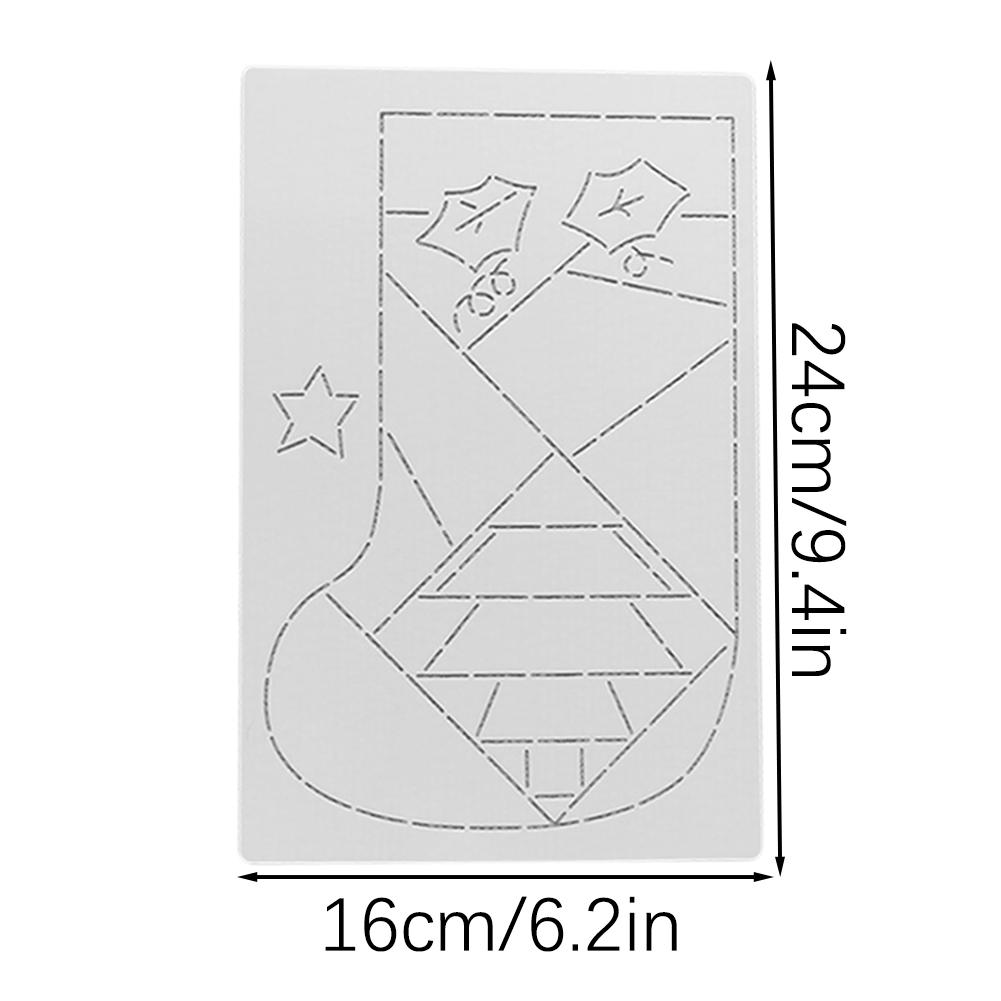 DIY Xmas Stocking Patchworks S - огляд і ціна Embroidery Xmas Stocking
