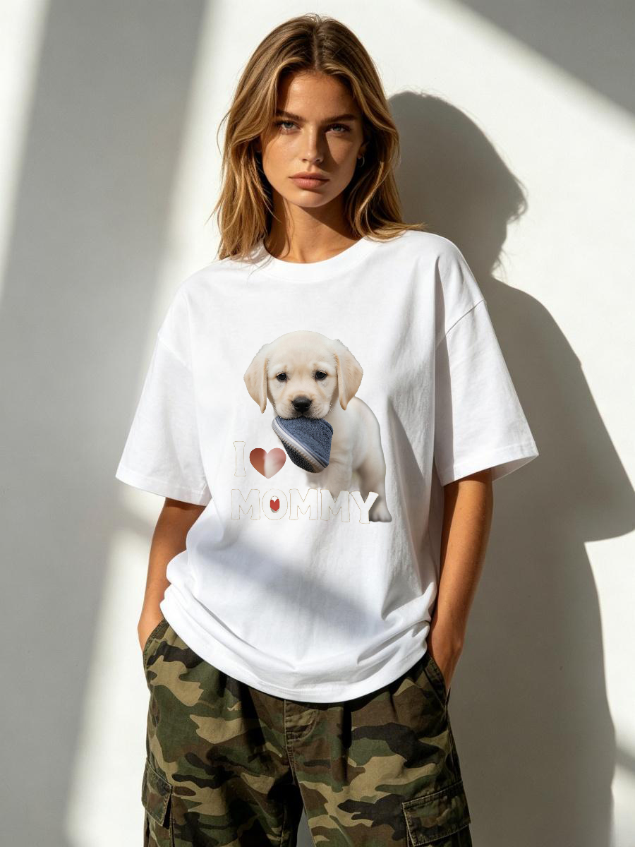 T-Shirt Animal Print Relaxed U - огляд і ціна Embroidery Moisturizer