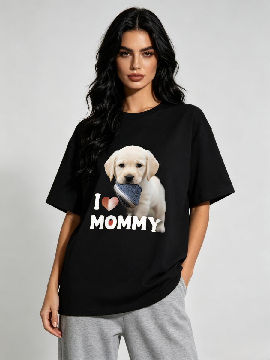 T-Shirt Animal Print Relaxed U - огляд і ціна Embroidery Moisturizer