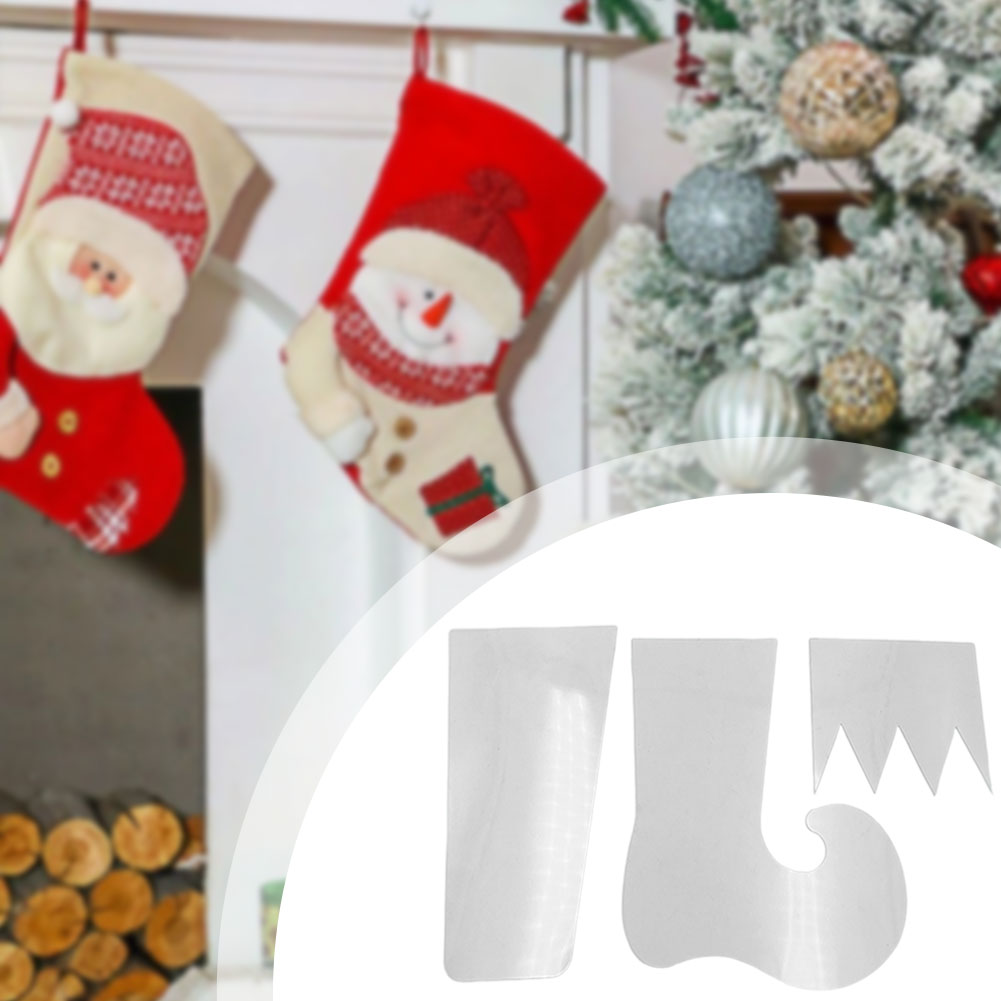 Elf Xmas Stocking Template Pla - огляд і ціна Embroidery Xmas Stocking