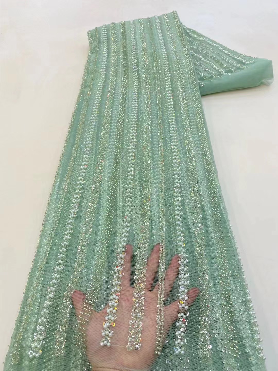 High Quality African Nigerian  - огляд і ціна Embroidery Organza