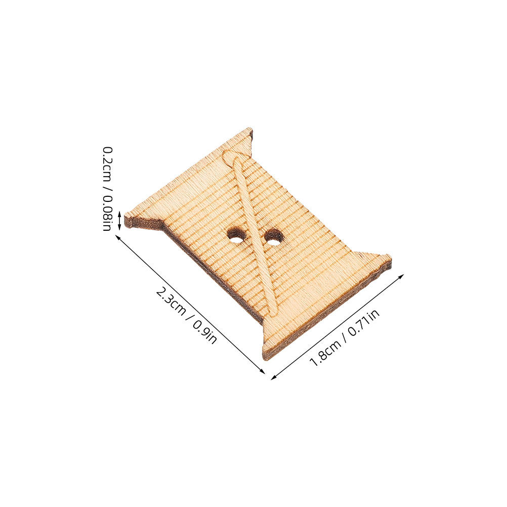 100Pcs Wooden Sewing Machine T - огляд і ціна Embroidery Thread Yarn