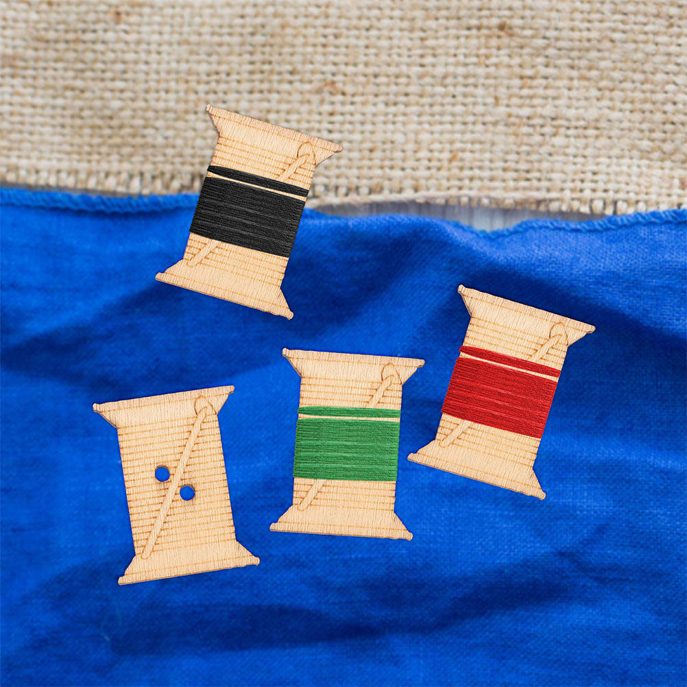 100Pcs Wooden Sewing Machine T - огляд і ціна Embroidery Thread Yarn