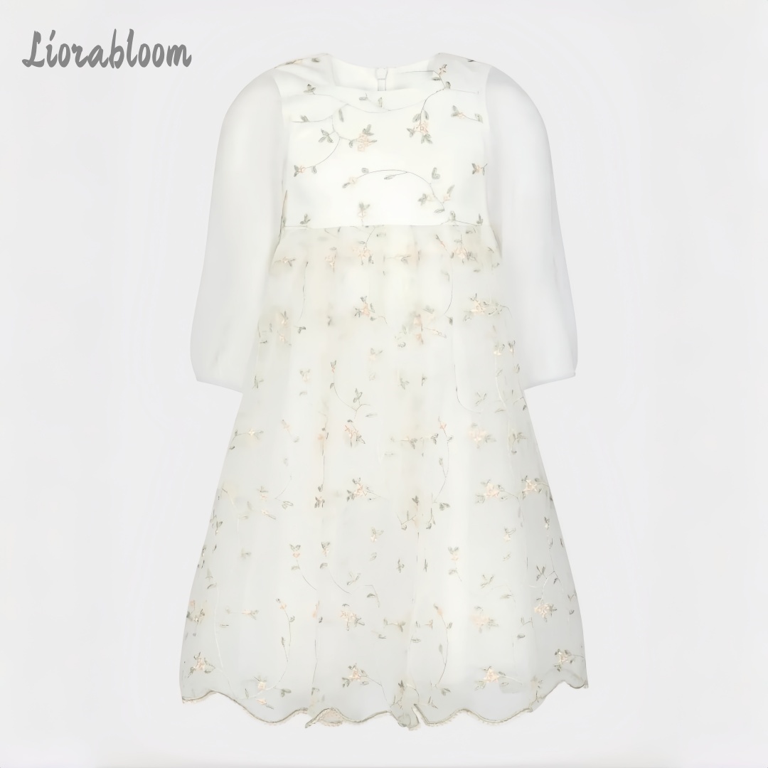 Customized Flower Girl Dress P - огляд і ціна Embroidery Flower
