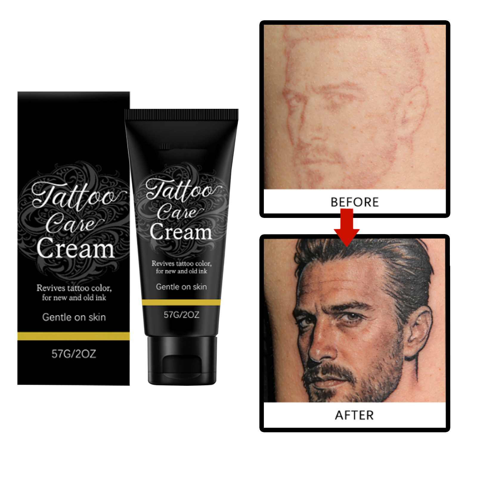 Tattoo Aftercare Cream，Color F - огляд і ціна Embroidery Moisturizer