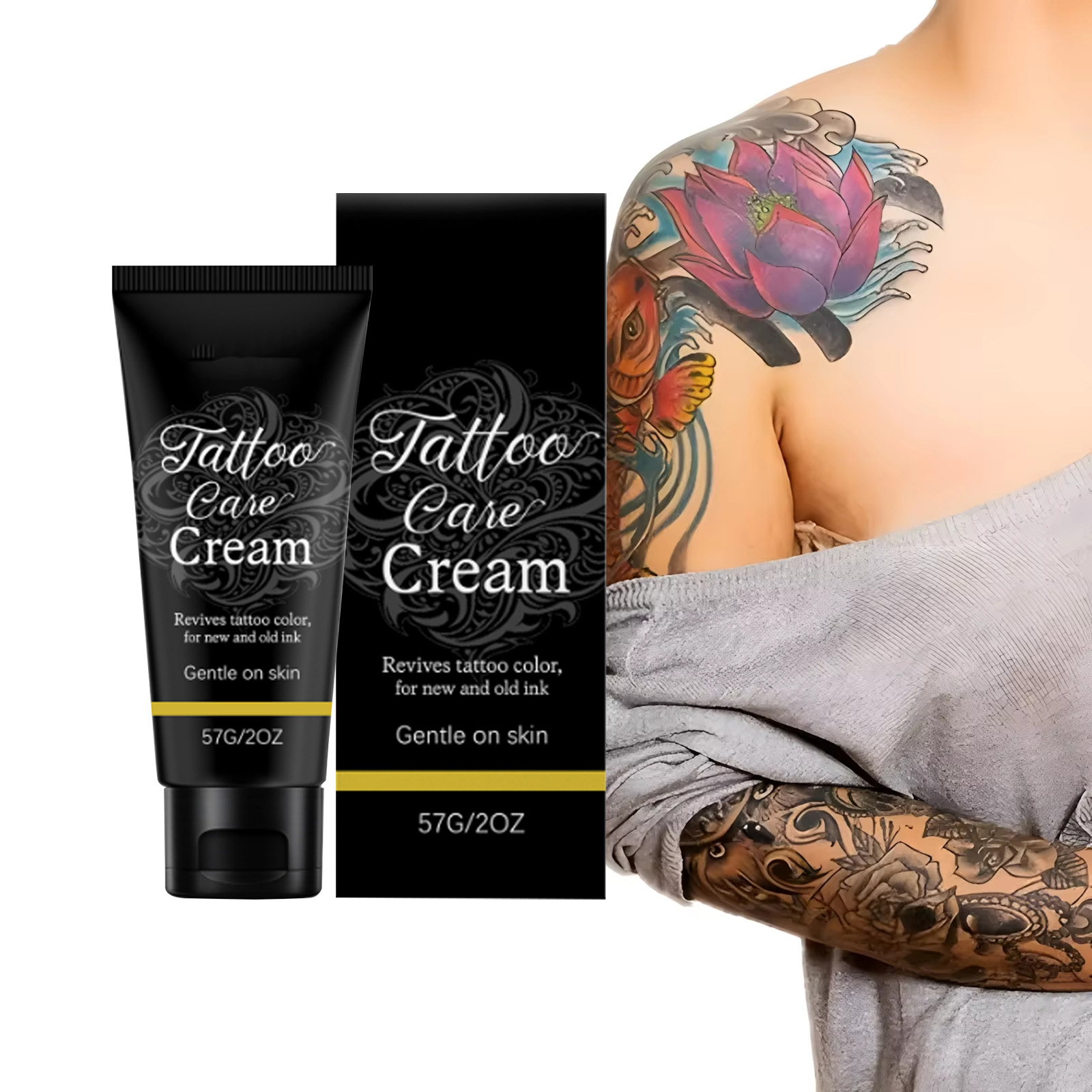 Tattoo Aftercare Cream，Color F - огляд і ціна Embroidery Moisturizer
